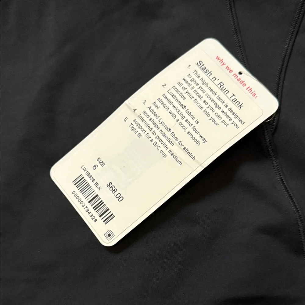 lululemon athletica Black Tank Top - Picture 2 of 4